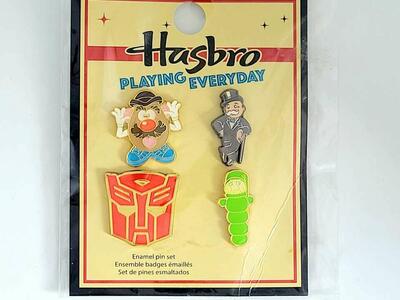NEW FUNKO HASBRO RETRO ENAMEL PIN SET