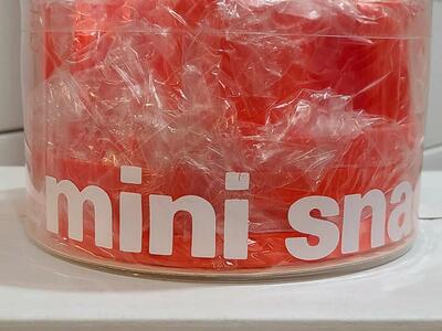 NEW VINTAGE 1970'S ORANGE INGRID 8 PCS SNACK SET