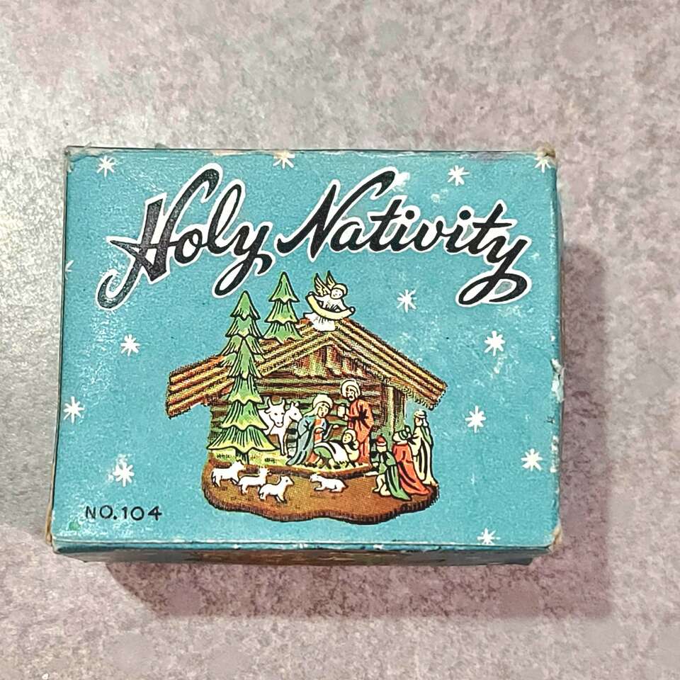 Vintage Nativity Set Holy Night Nativity Hong Kong