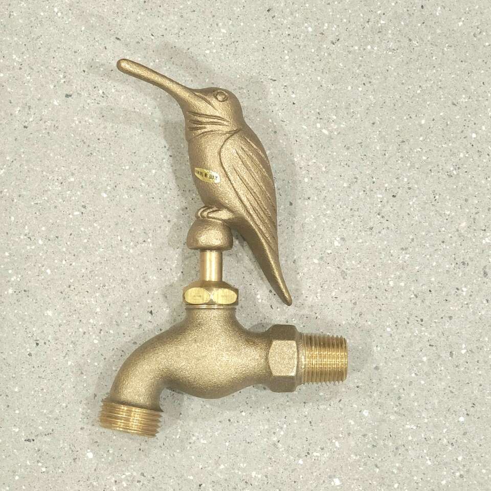 Vintage Brass Hummingbird Hose Bib 1/2" ~NEW