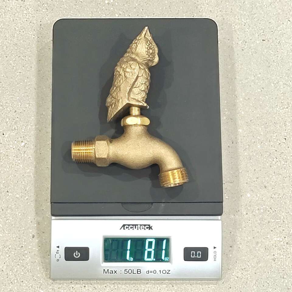 Vintage Brass Owl Hose Bib 1/2" ~NEW