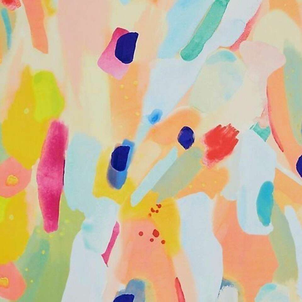 Anthropologie Abstract Wallpaper Lillian Farag NEW