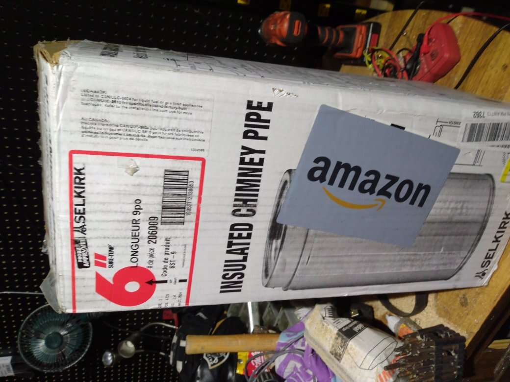 6" insulated chimney pipe kit