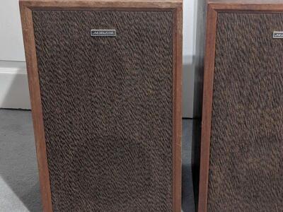 Vintage Midland 3-way speakers