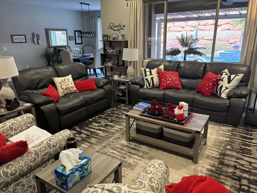 High Quality, Gray, Leather Couch, An… Furniture