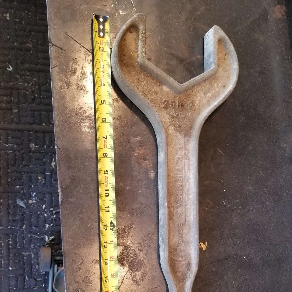 Large aluminum wrench