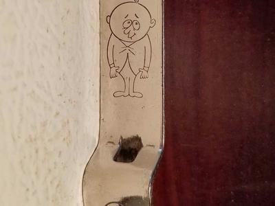 Vintage burgie beer bottle opener