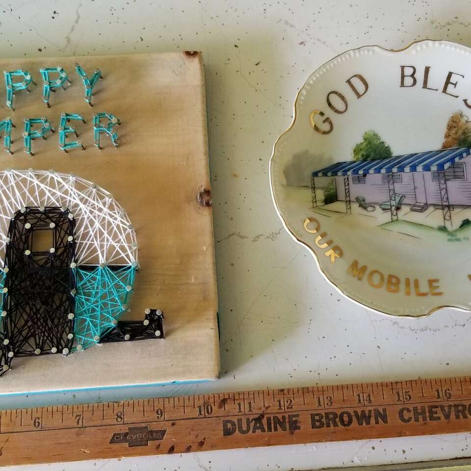 Vintage trailer accessories