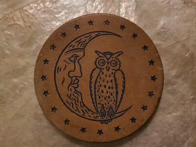 Vintage clay poker chip