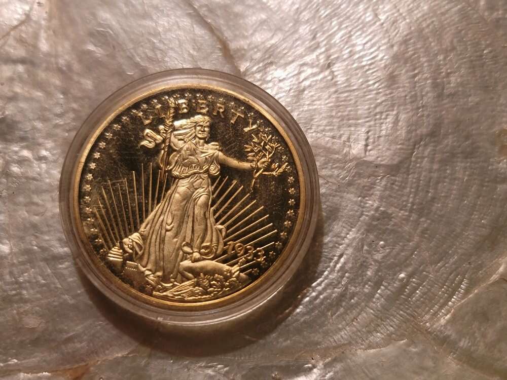 1933 Double Eagle gold-plated