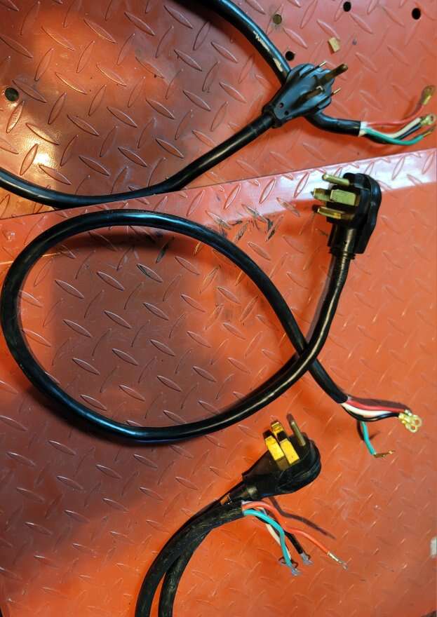50 amp 220 4 wire plugs chords