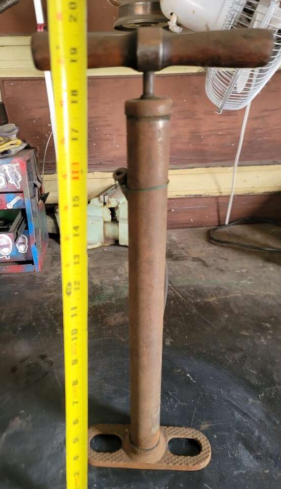 Antique bike pump