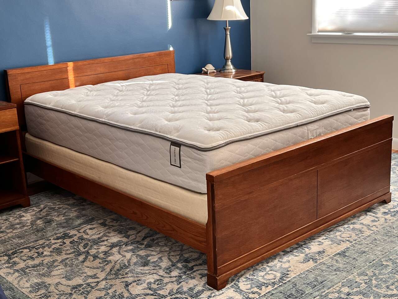 Oak bed frame and mattress 250 OBO Furniture