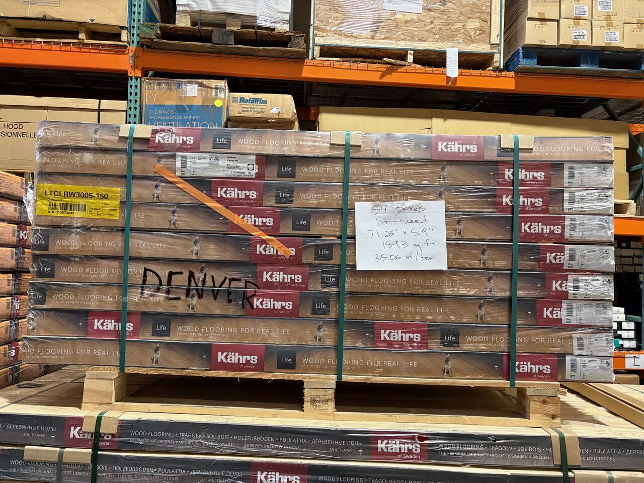 Kahrs Flooring Driftwood Premium Hardwood Flooring, Brand New!
