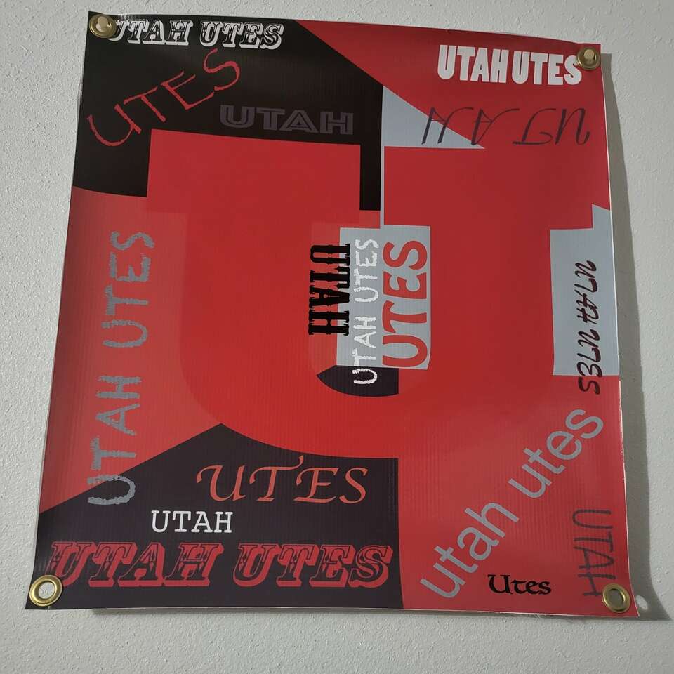 Utah utes poster