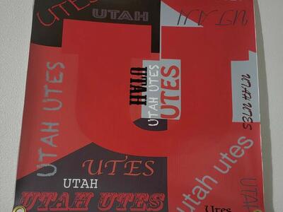 Utah utes poster