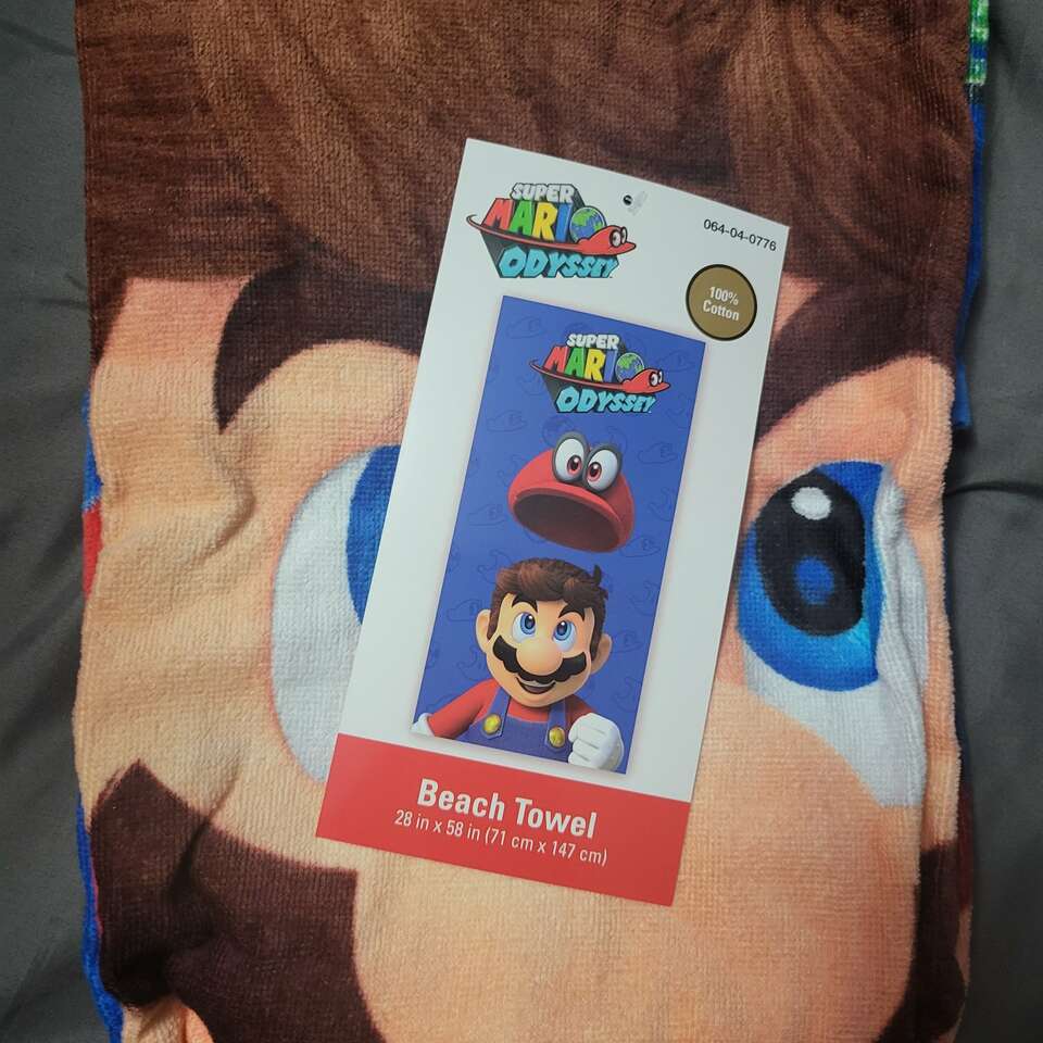 Mario Beach towel