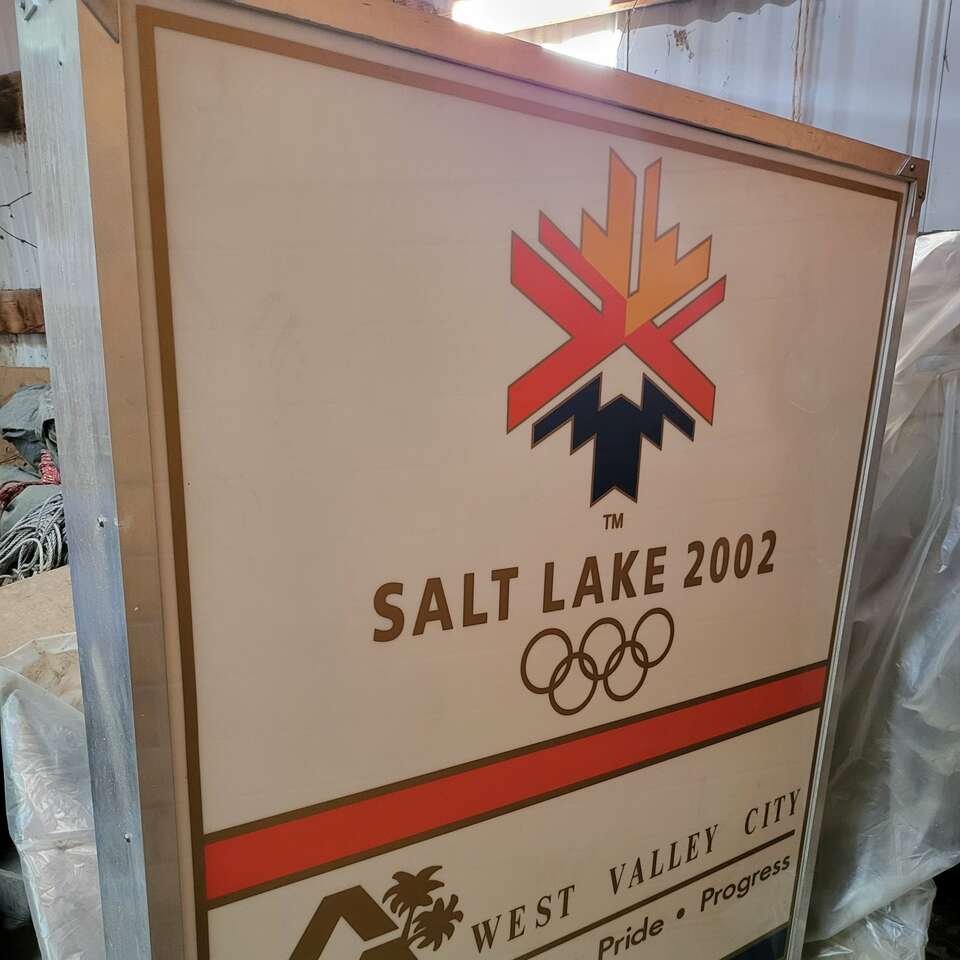 2002 Olympic sign