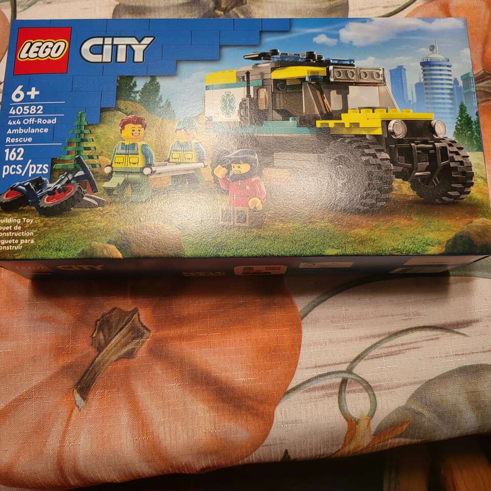 Lego off-road ambulance