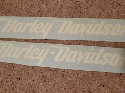 Harley Davidson decal