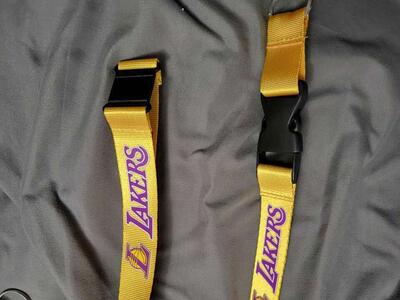 Lakers lanyard