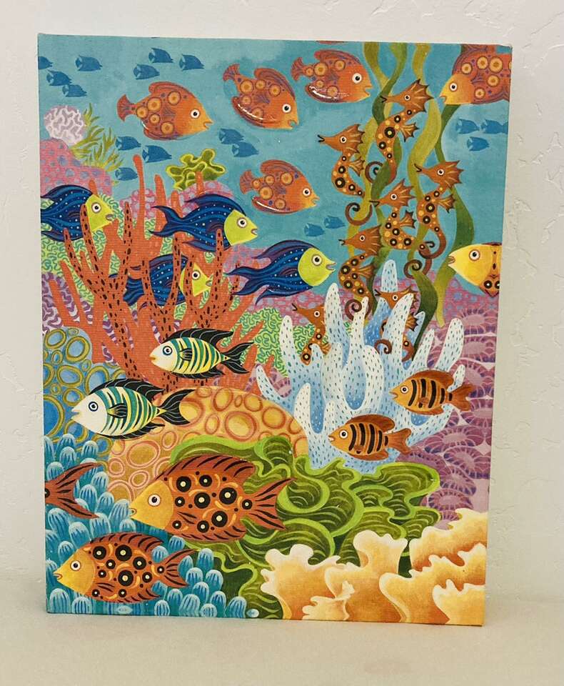 Tropical Wall Art 11” L x 14” W