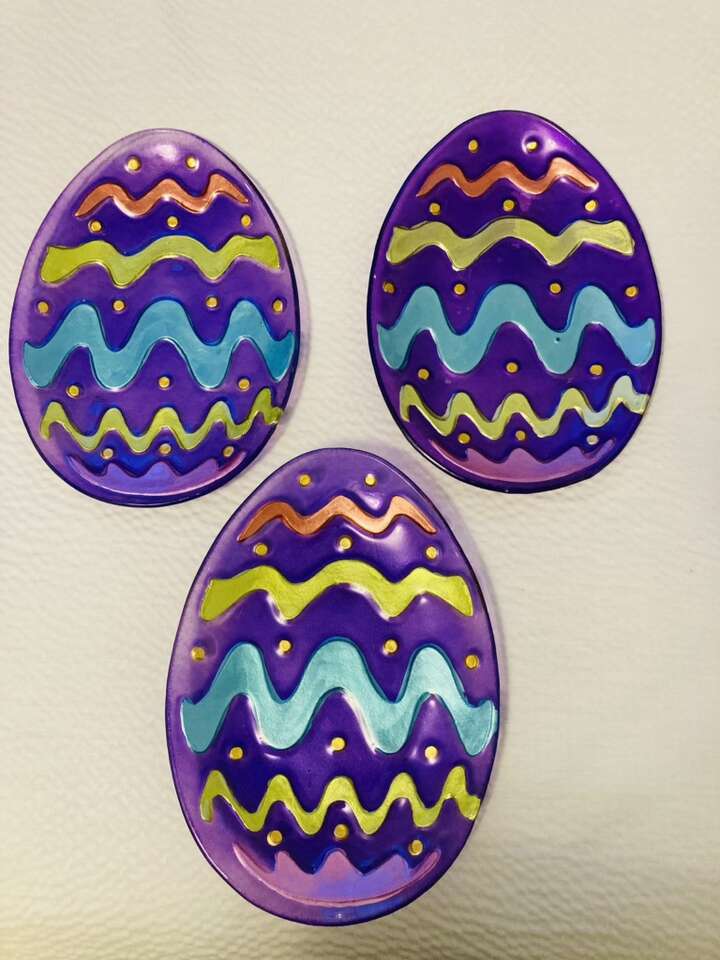 3 Egg Shaped Platter, 11 In x 8 In X 1 In