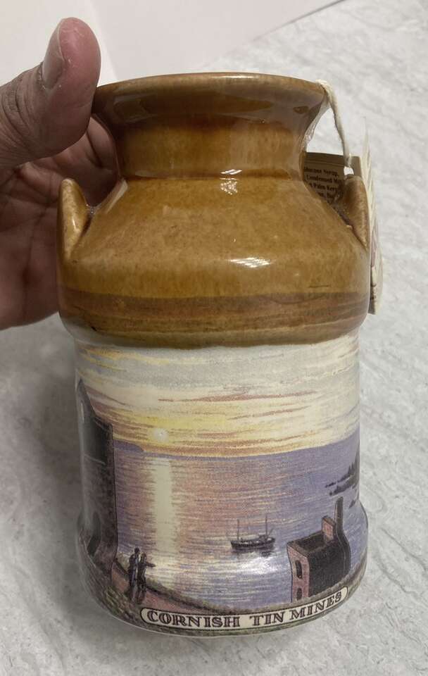 VTG PRESINGOLL BARNS - STONEWARE MILK CAN