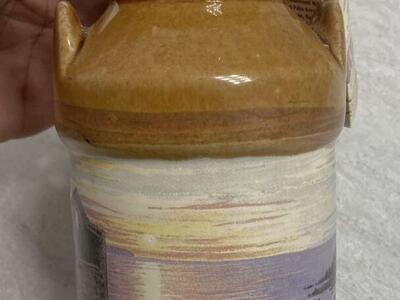 VTG PRESINGOLL BARNS - STONEWARE MILK CAN