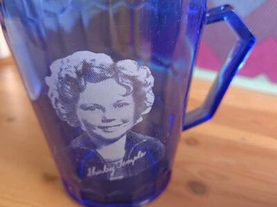 Vintage Shirley Temple Cream Pitcher