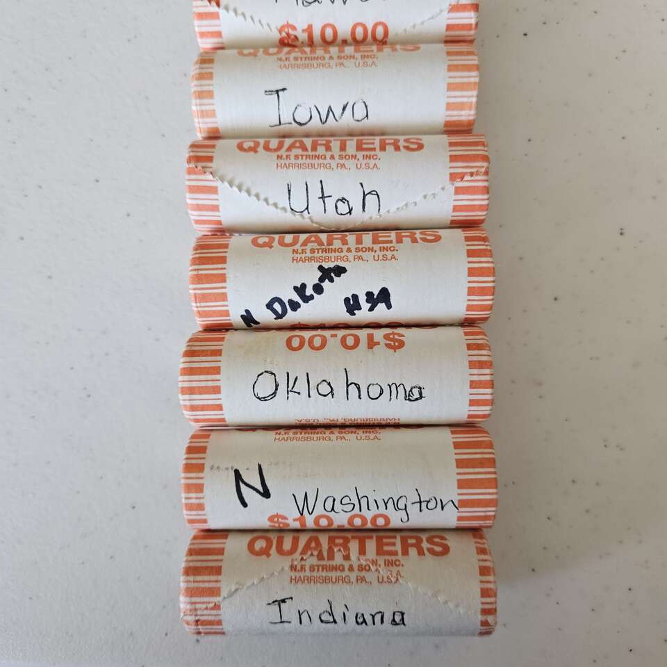 State uncirculated quarters