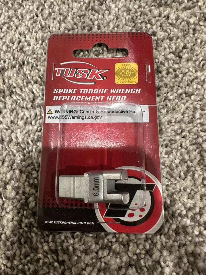 Tusk 6mm Spoke Torque Wrench Bit