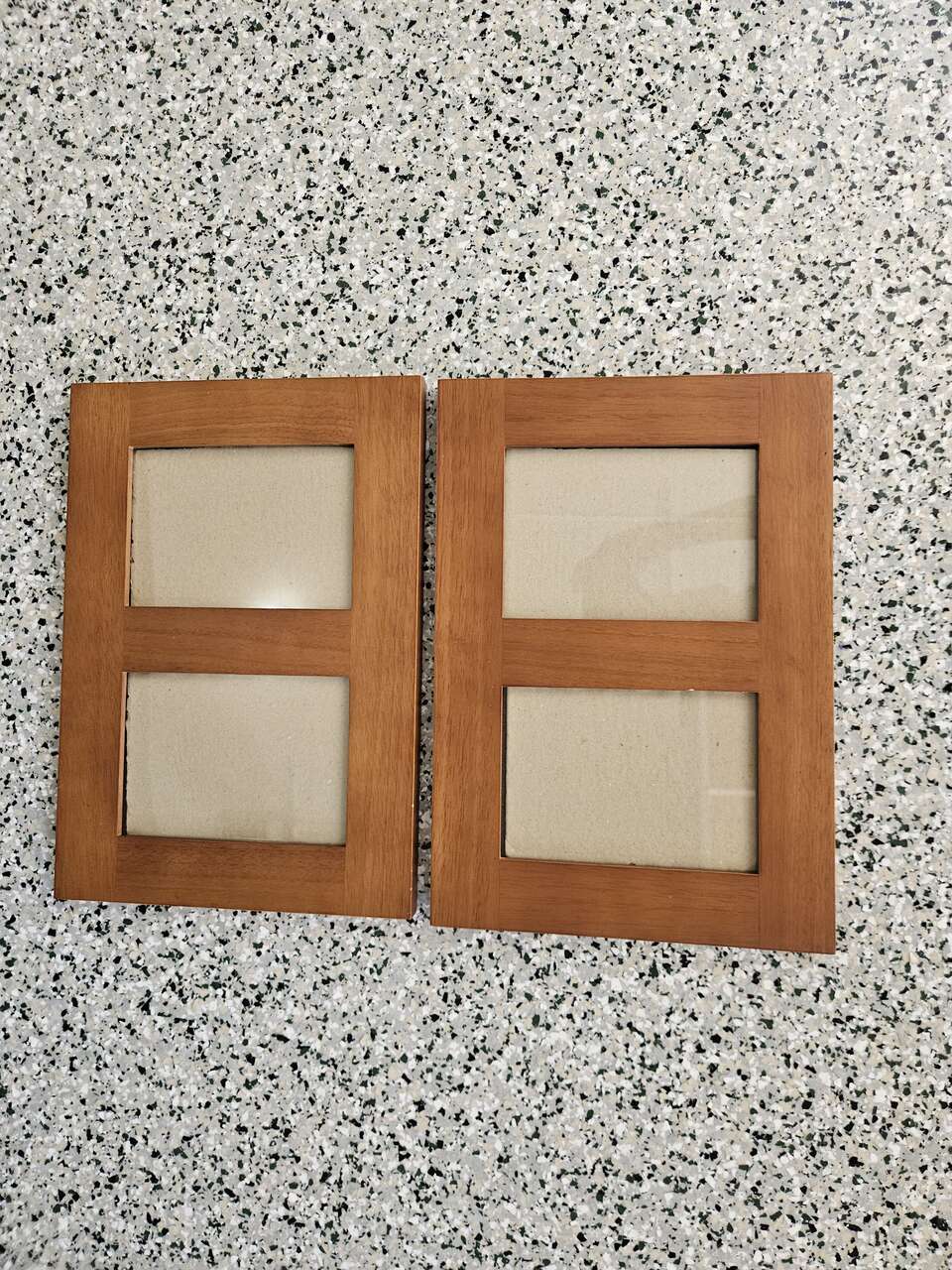 Double Picture Wood frames