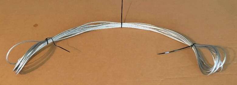 50 FT Cable wire - approx 3/8 Inch