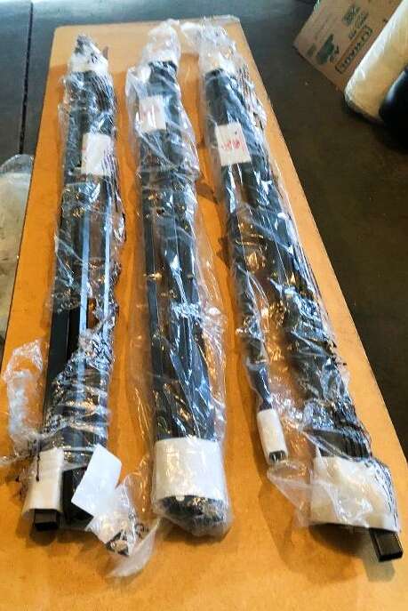 Aleko Replacement Awning Set of (3) Retractable Arms for 16x10 or 20x10 Foot Awnings - Black