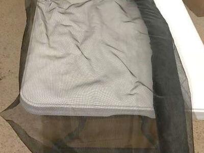 Black Mesh Material - 8-ft roll