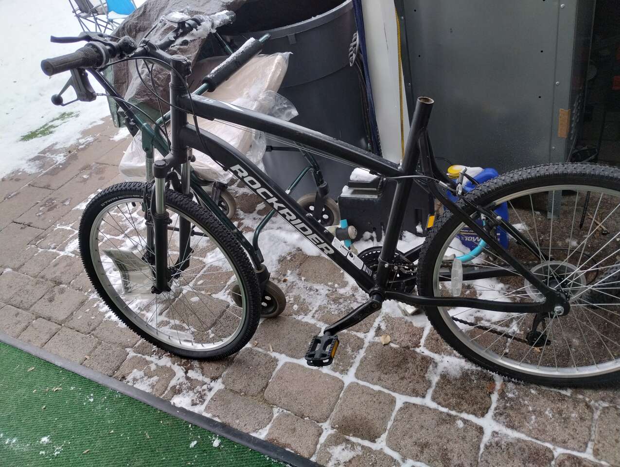 new bike no seat rock rider open to trade