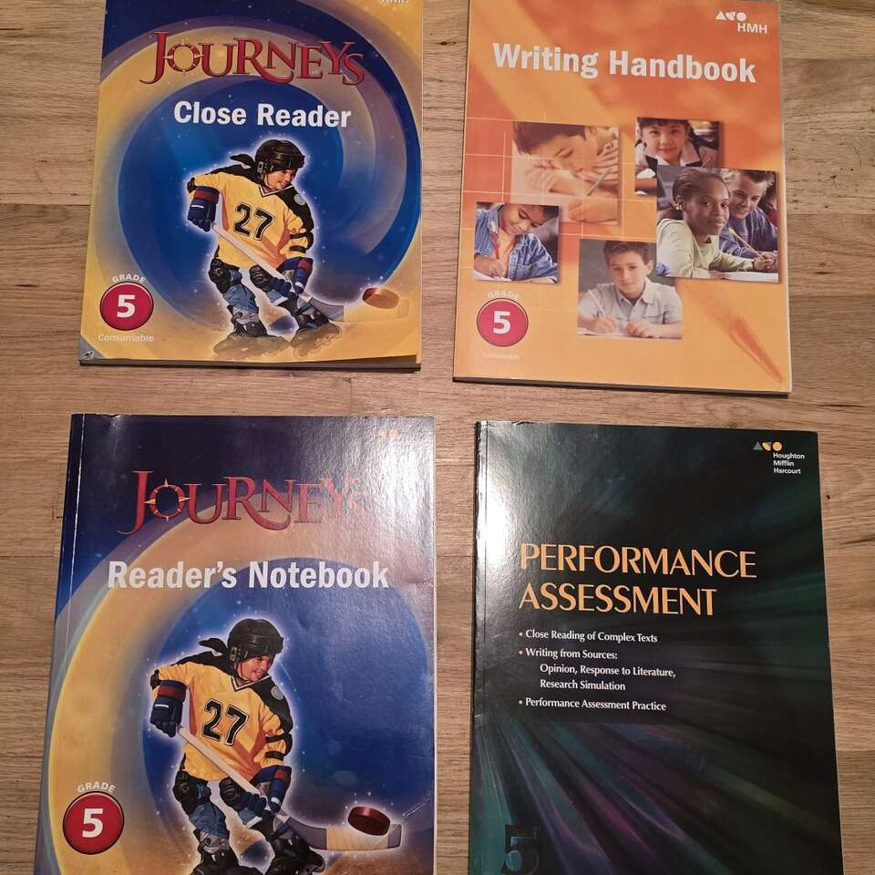 3rd and 5th Grade School Class Workbooks