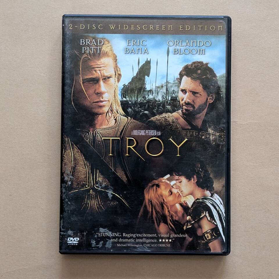 Troy DVD Brad Pitt Orlando Bloom