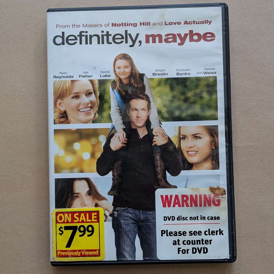Definitely, Maybe DVD