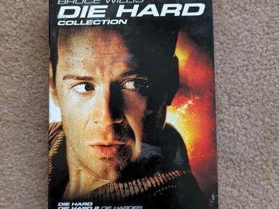 Die Hard DVDs 1, 2, and 3