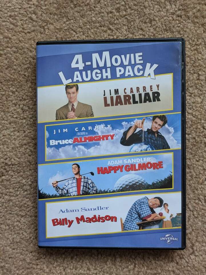 Jim Carrey Adam Sandler movie 4-pack