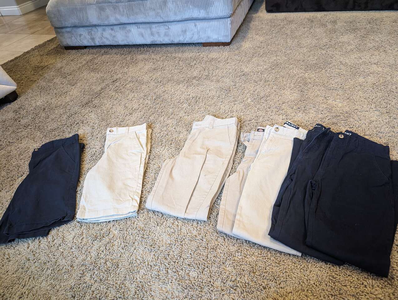 Boys Size 16 Khaki Shorts and Pants