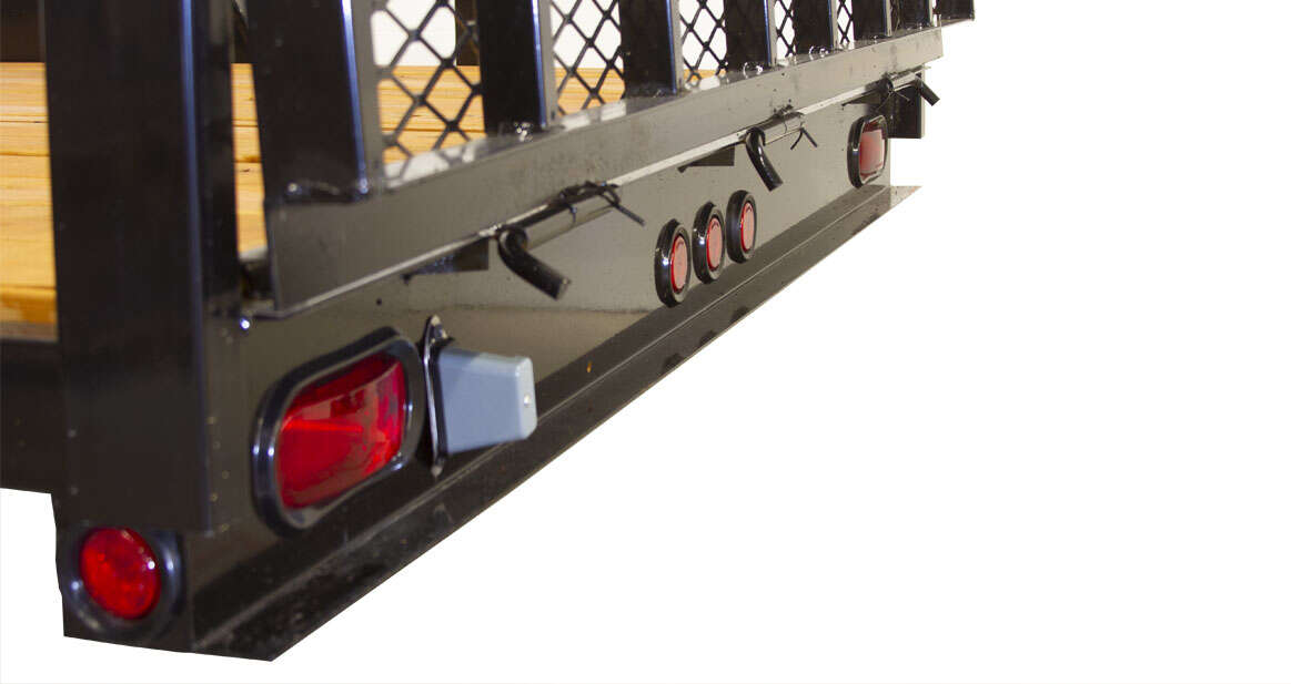 Bubba's 7x14 Deluxe Model Utility Trailer with spare tire