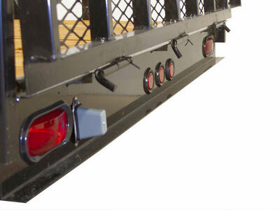 Big Bubba's 7x14 Deluxe Model Utility Trailer with spare tire