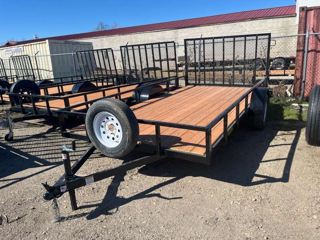 New Big Bubbas Economy 7x14 with Gate with spare tire