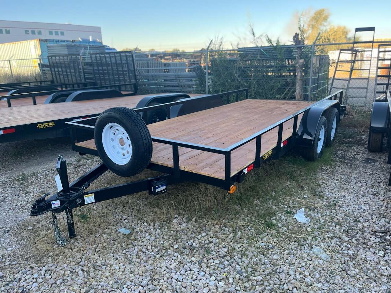 New Big Bubba's 7x16 Hybrid Trailer with **Free Spare Tire**