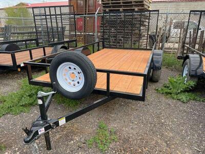 New Big Bubbas 6x10 with Gate with spare tire