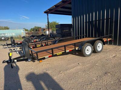 New Big Bubba's 7x16 Utility with spare tire