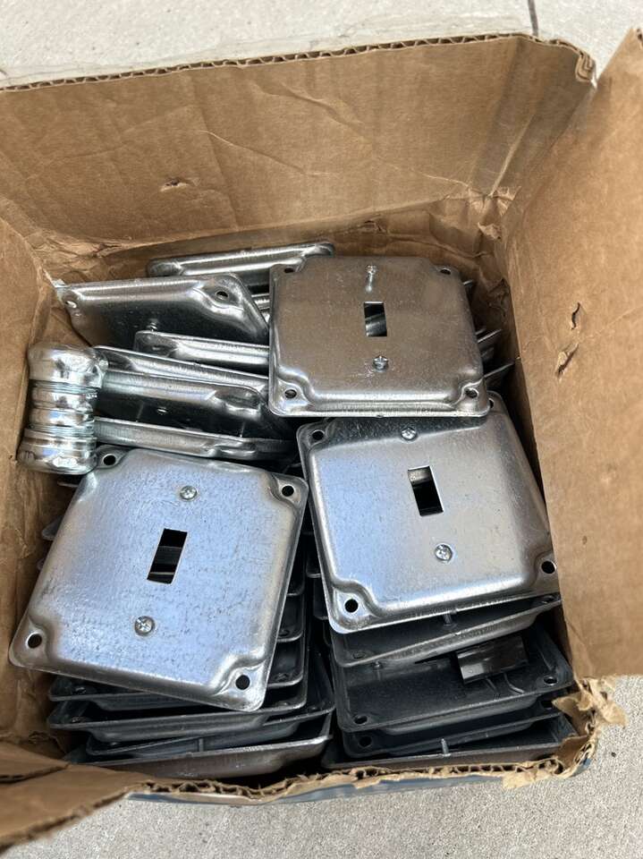 $20 For Box of Metal Switch Plates